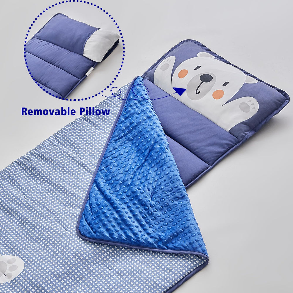 DuShow nap mat ideal for daycare and travel use.
