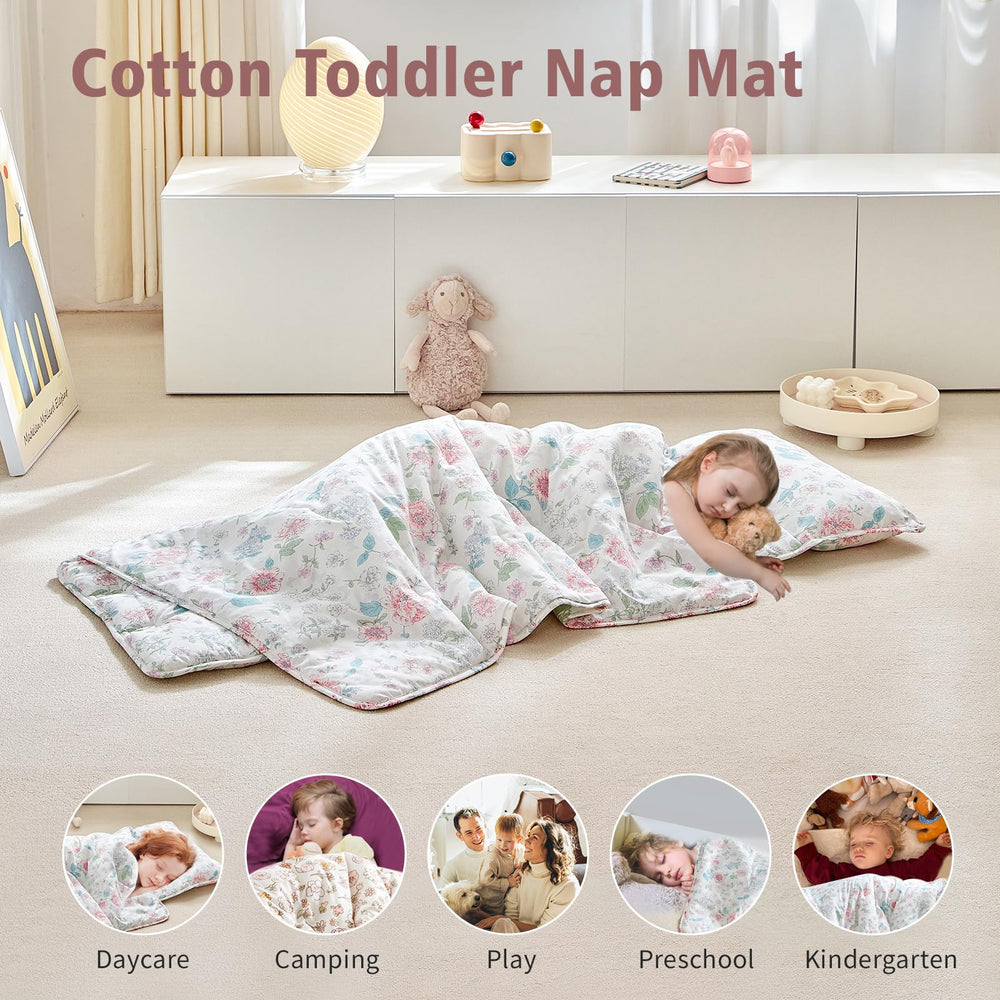 DuShow nap mat in daycare setting ready for naptime use