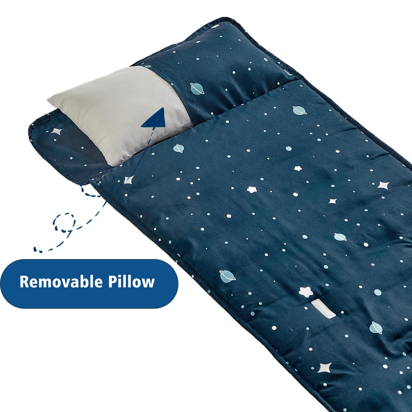 DuShow nap mat use at home or daycare shows versatile rest option