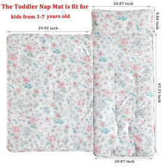 DuShow nap mat with removable pillow for adjustable comfort