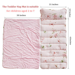 DuShow nap mat with zipper detachable blanket closeup of detachment convenience