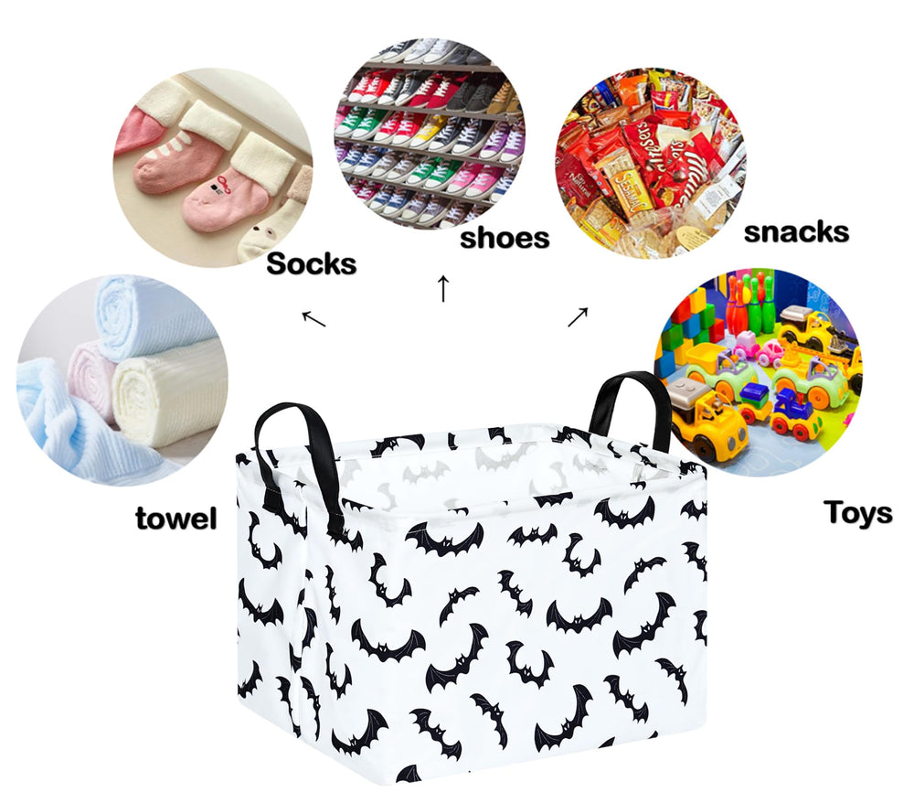 DUYIY basket size 14-5in 10-2in 9-4in stores towels.