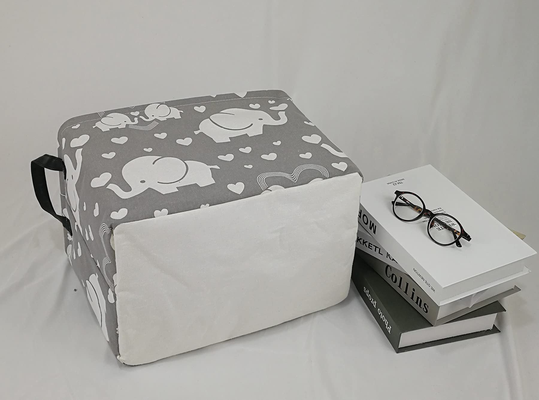 DUYIY basket with top-edge frame maintains shape for neat storage