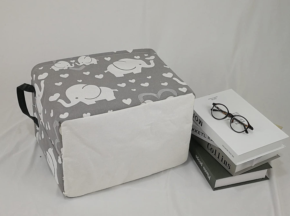 DUYIY basket with top-edge frame maintains shape for neat storage
