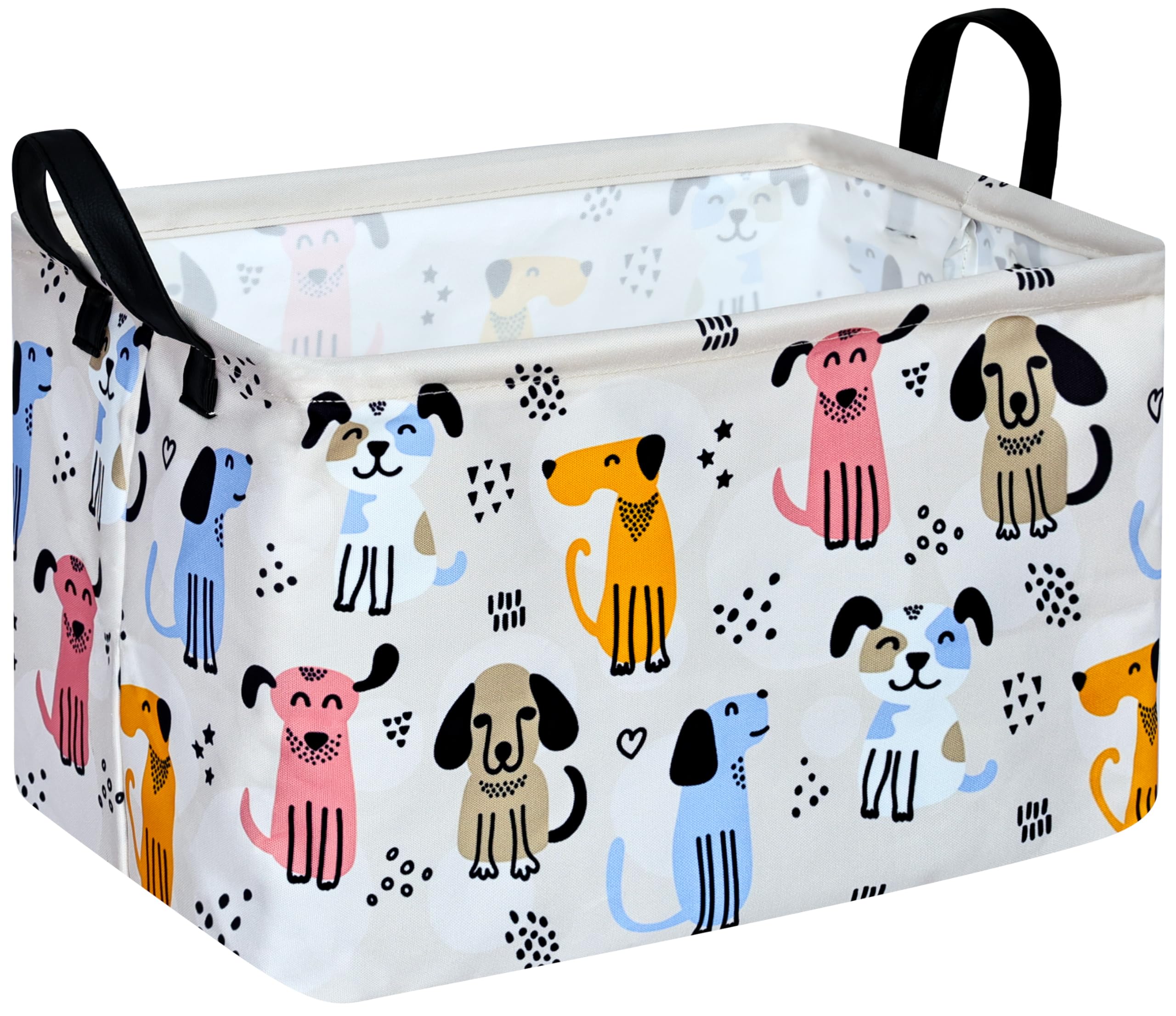 DUYIY rectangle gift storage basket folded design for easy storage and portability