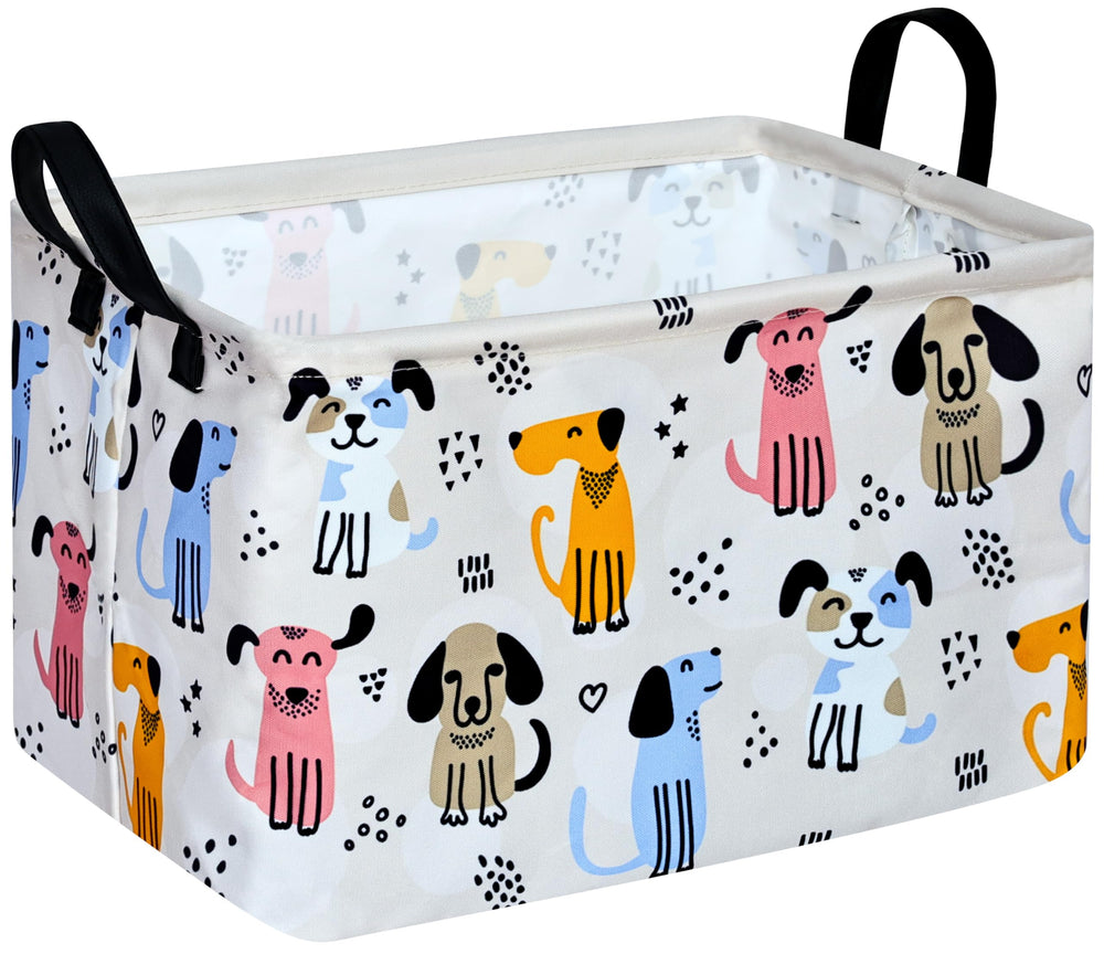 DUYIY rectangle gift storage basket folded design for easy storage and portability