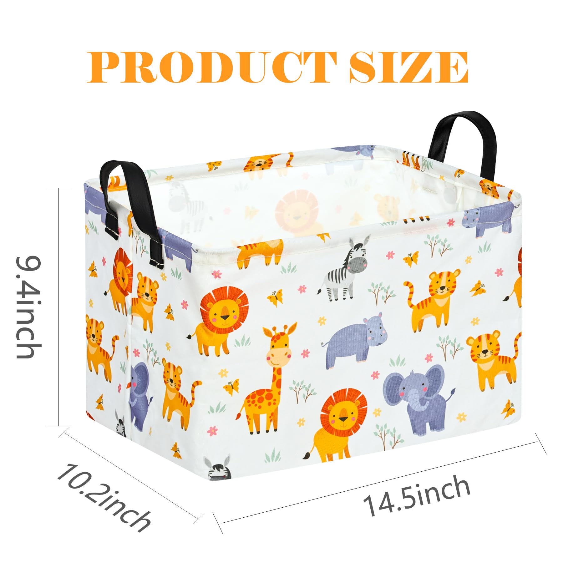 DUYIY rectangle gift storage basket foldable for travel and dorm storage