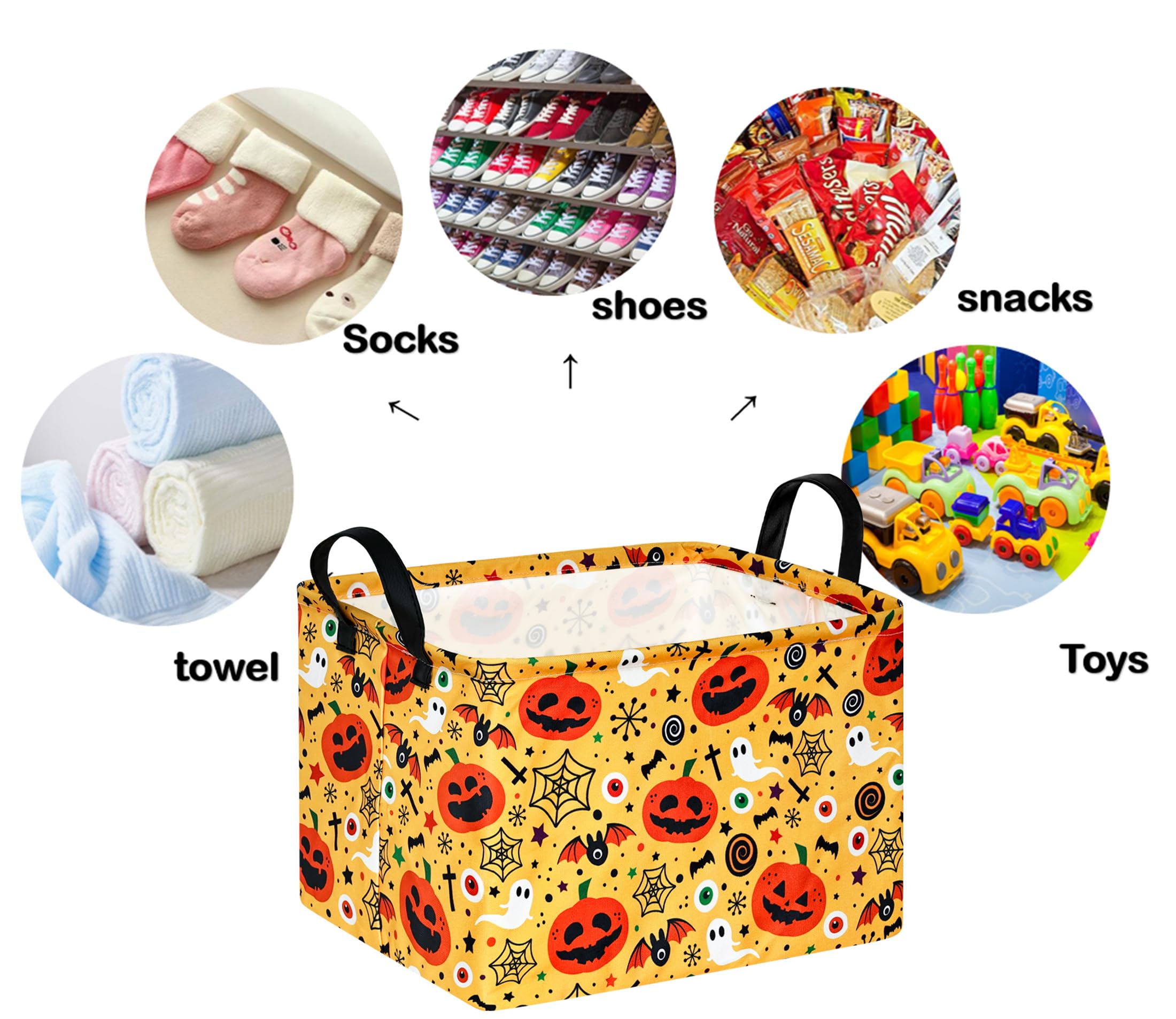 DUYIY rectangle gift storage basket nursery use for toys and clothing