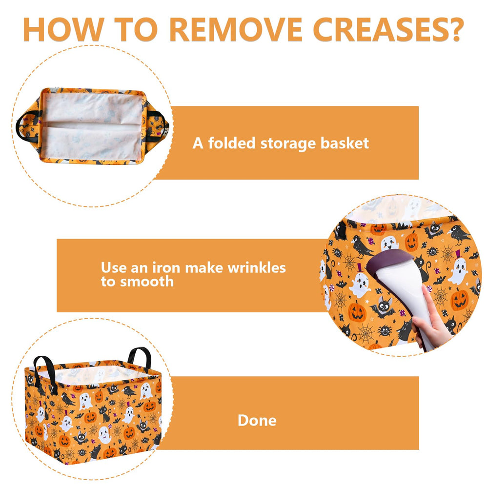 DUYIY rectangle gift storage basket in living room organizing toys and blankets.