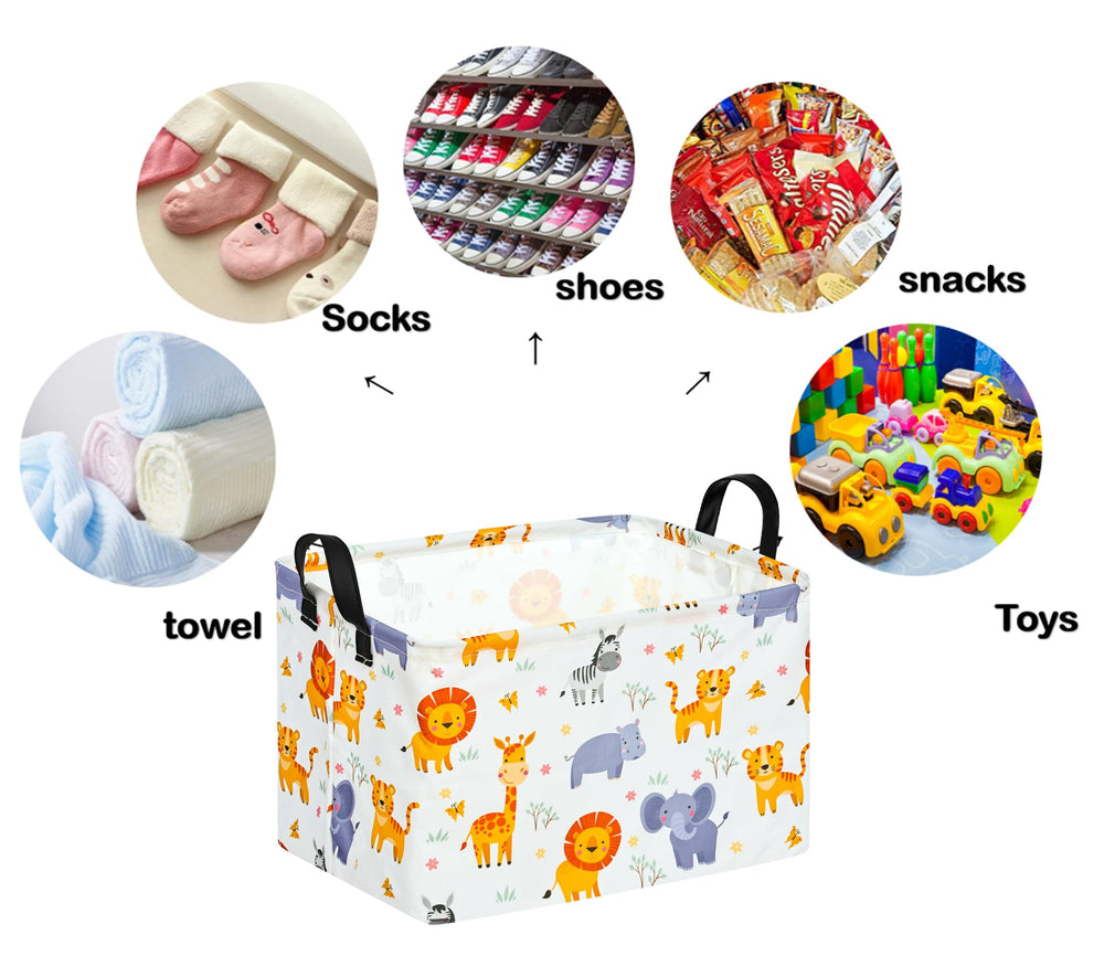 DUYIY rectangle gift storage basket nursery use stores toys and books