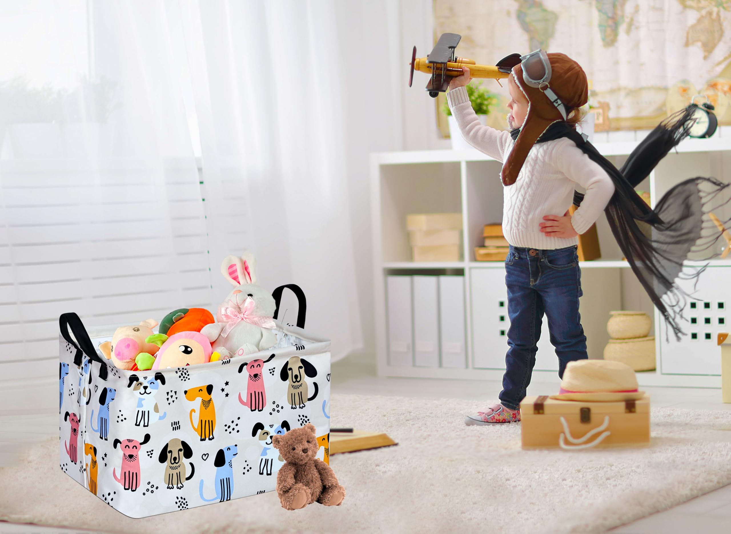 DUYIY rectangle gift storage basket nursery storage for toys