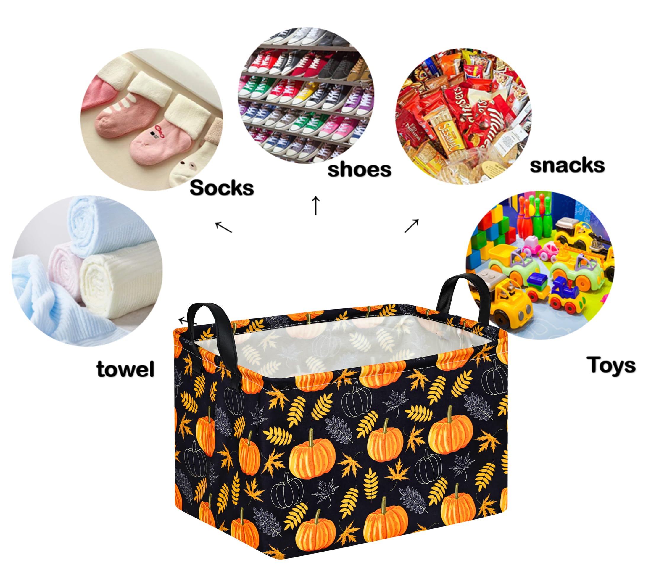 DUYIY Rectangle Gift Storage Basket nursery use showing versatile organization in a nursery.