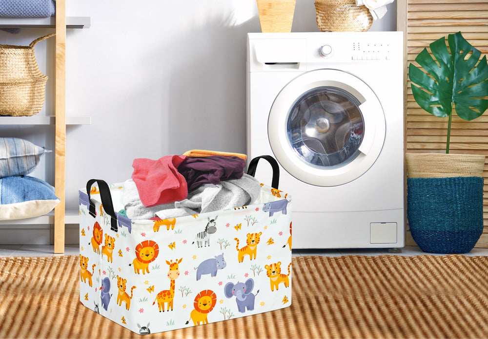 DUYIY rectangle gift storage basket waterproof coating protects contents from spills