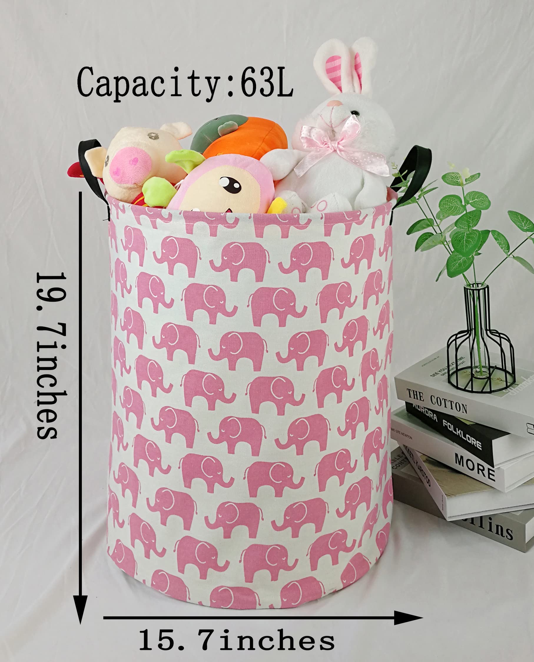 DUYIY round laundry hamper cotton fabric close-up signals soft texture and safe materials
