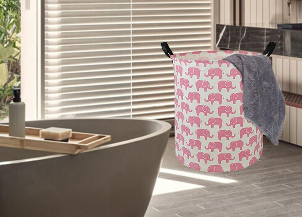 DUYIY round laundry hamper unicorn design emphasizes kid-friendly style and cheerful organization