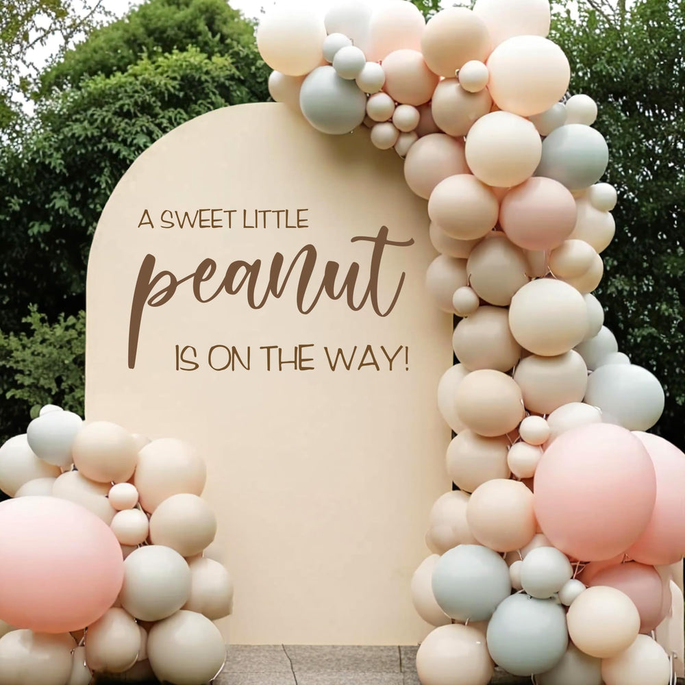 Dvehdbay Sweet Little Peanut photo backdrop creates lasting memories.