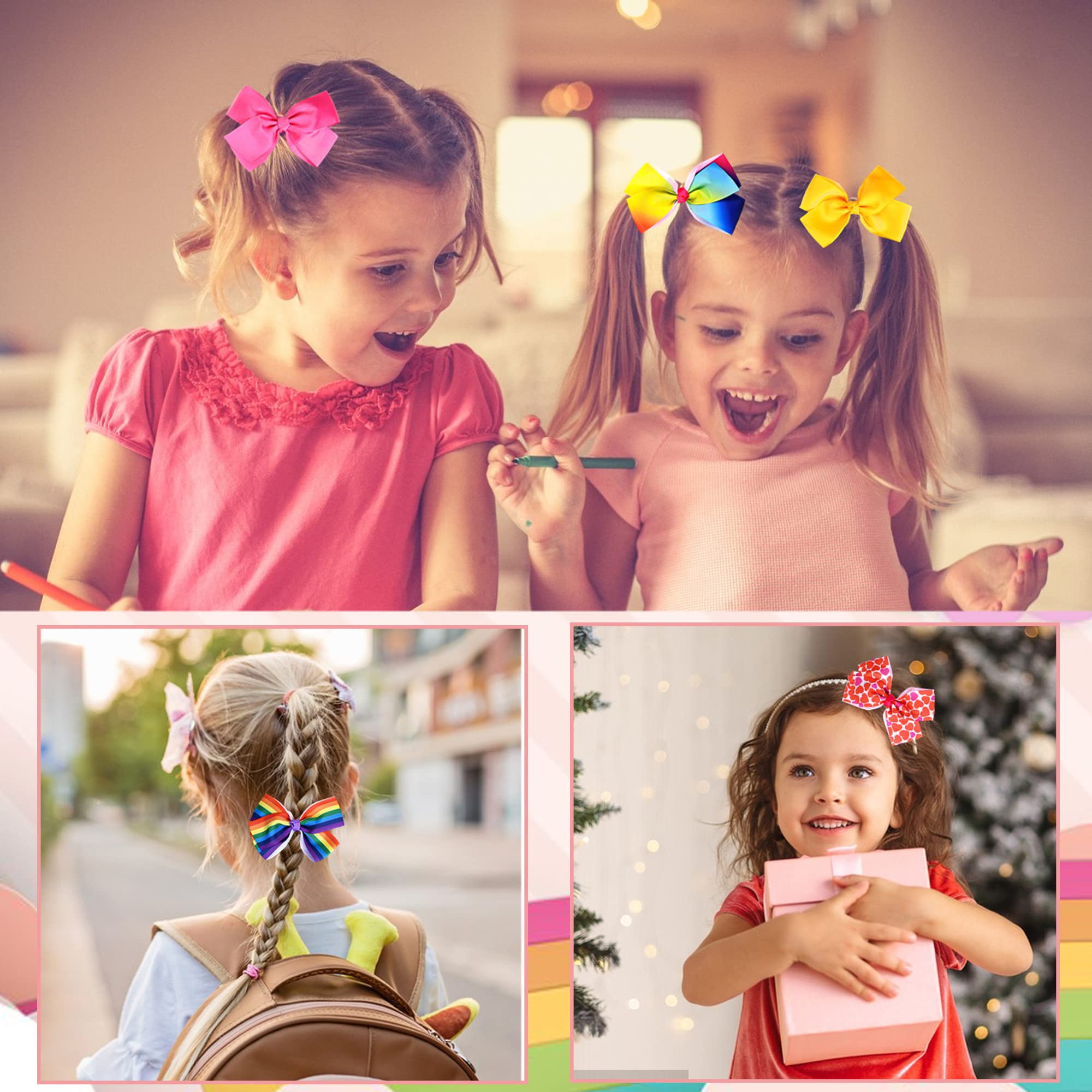Dwenarry gold glitter bow clip adds sparkle for special occasions