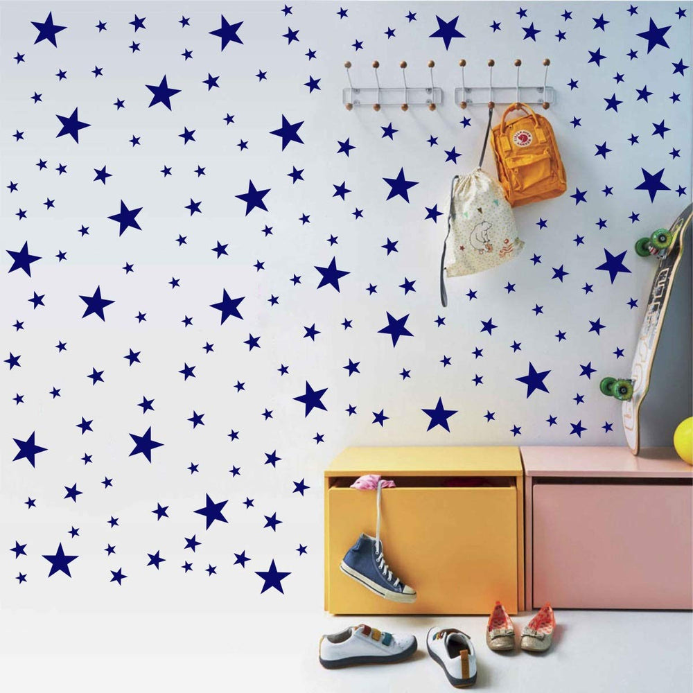 DXLING star wall decals two colors provide removable vinyl finish without wall damage