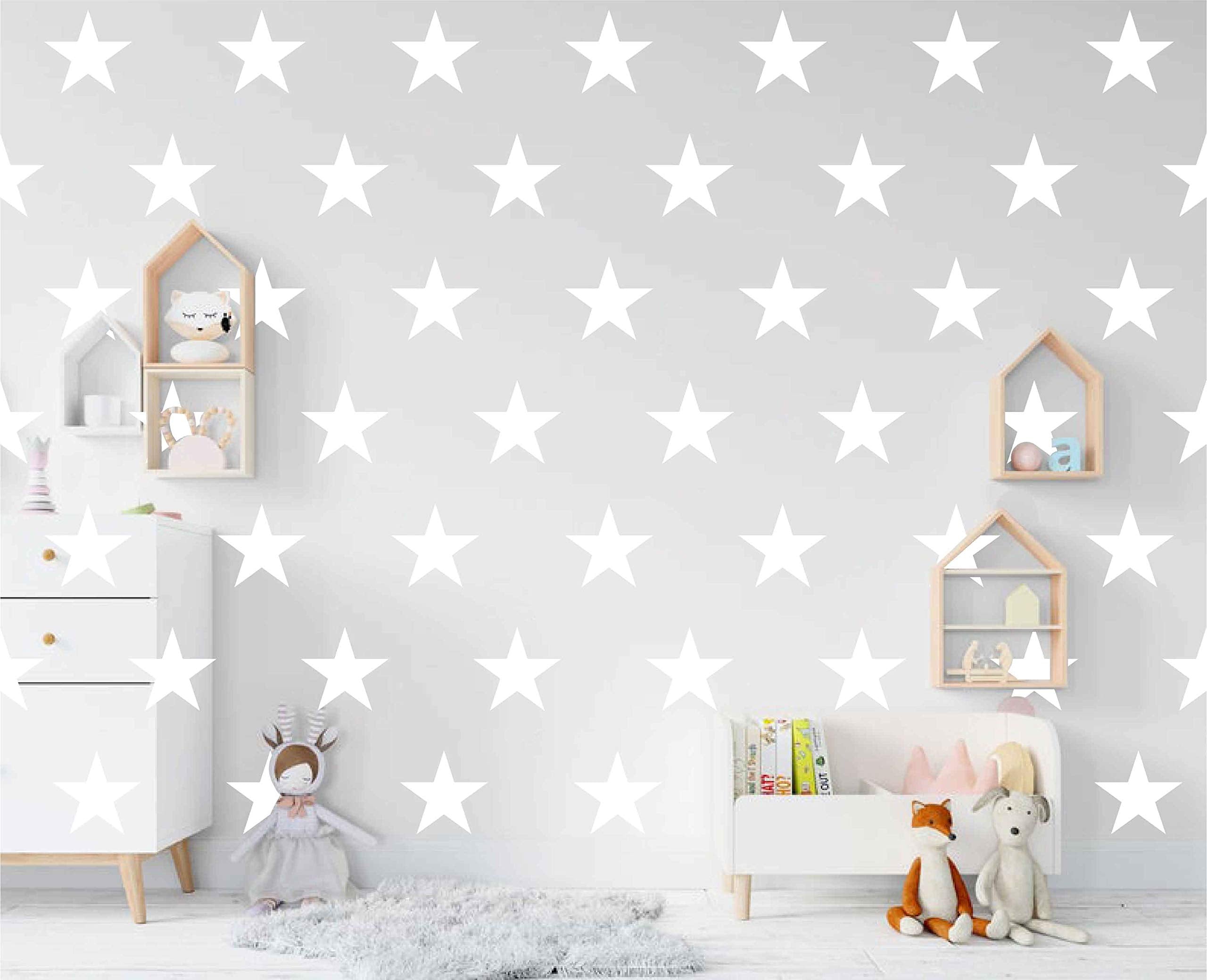 DXLING D399 waterproof vinyl stars brighten nurseries and kids' spaces.