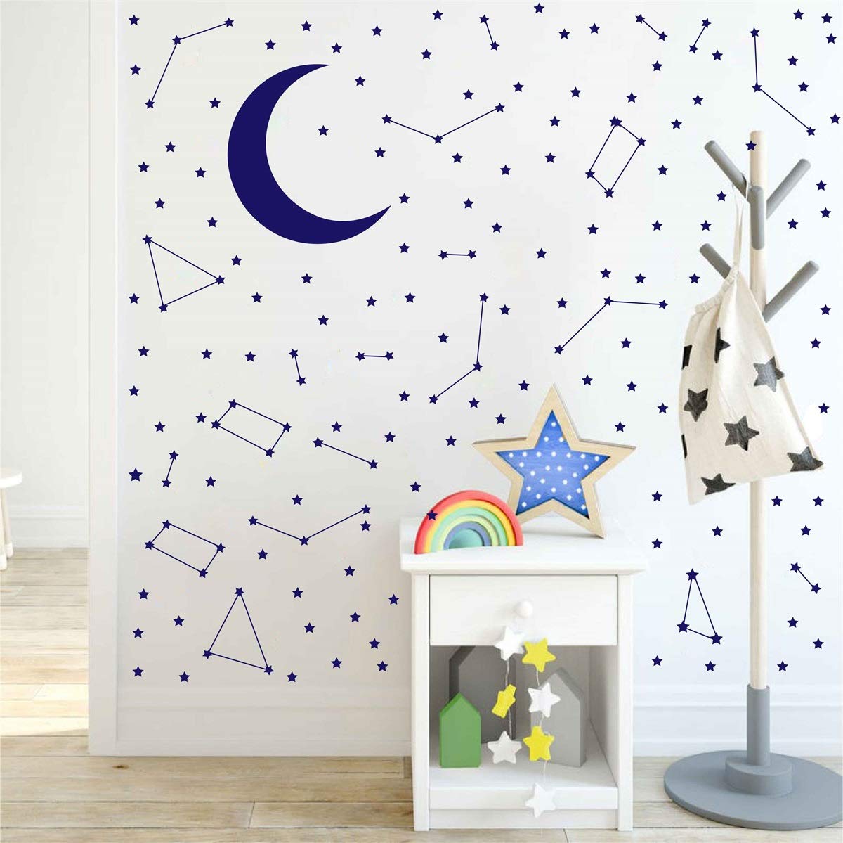 DXLING Melissalove self-adhesive vinyl detail for easy on-wall application.