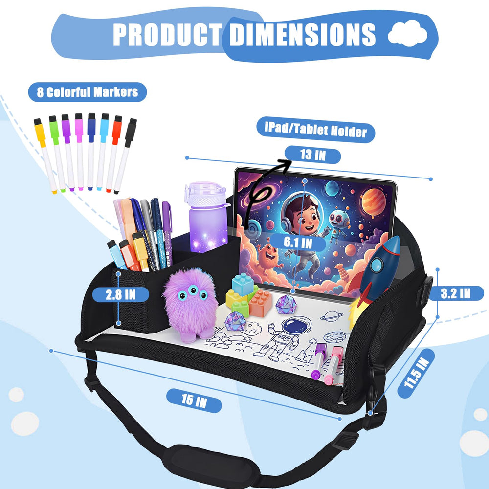 DxTing travel tray compact storage for quick packing and setup.