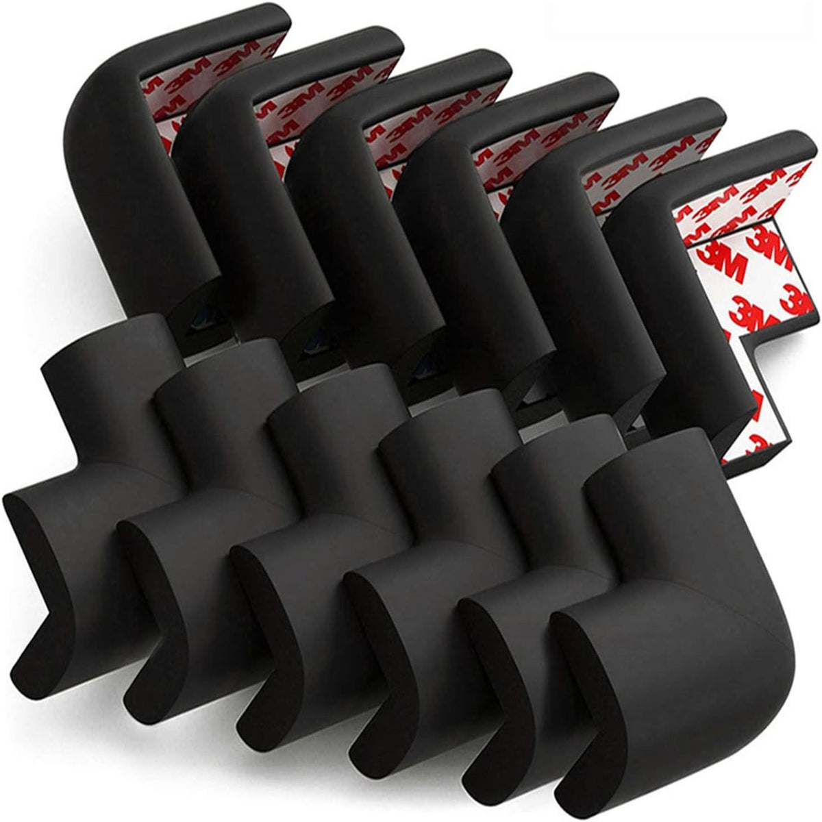 DYKESON soft corner protector on table edge for baby safety and bump prevention.