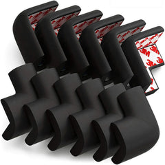 DYKESON soft corner protector on table edge for baby safety and bump prevention.
