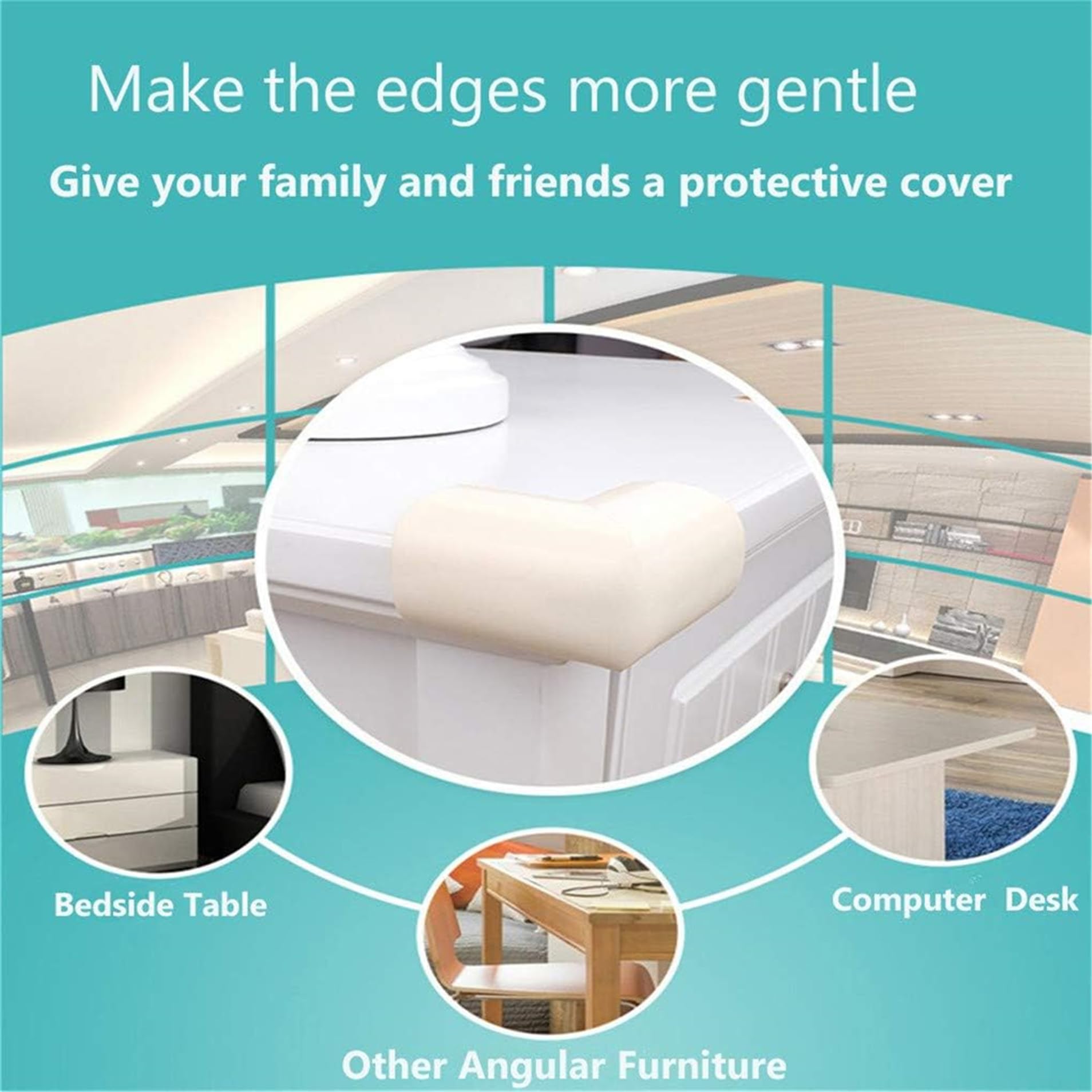 DYKESON window ledge corner guard for safer play spaces.