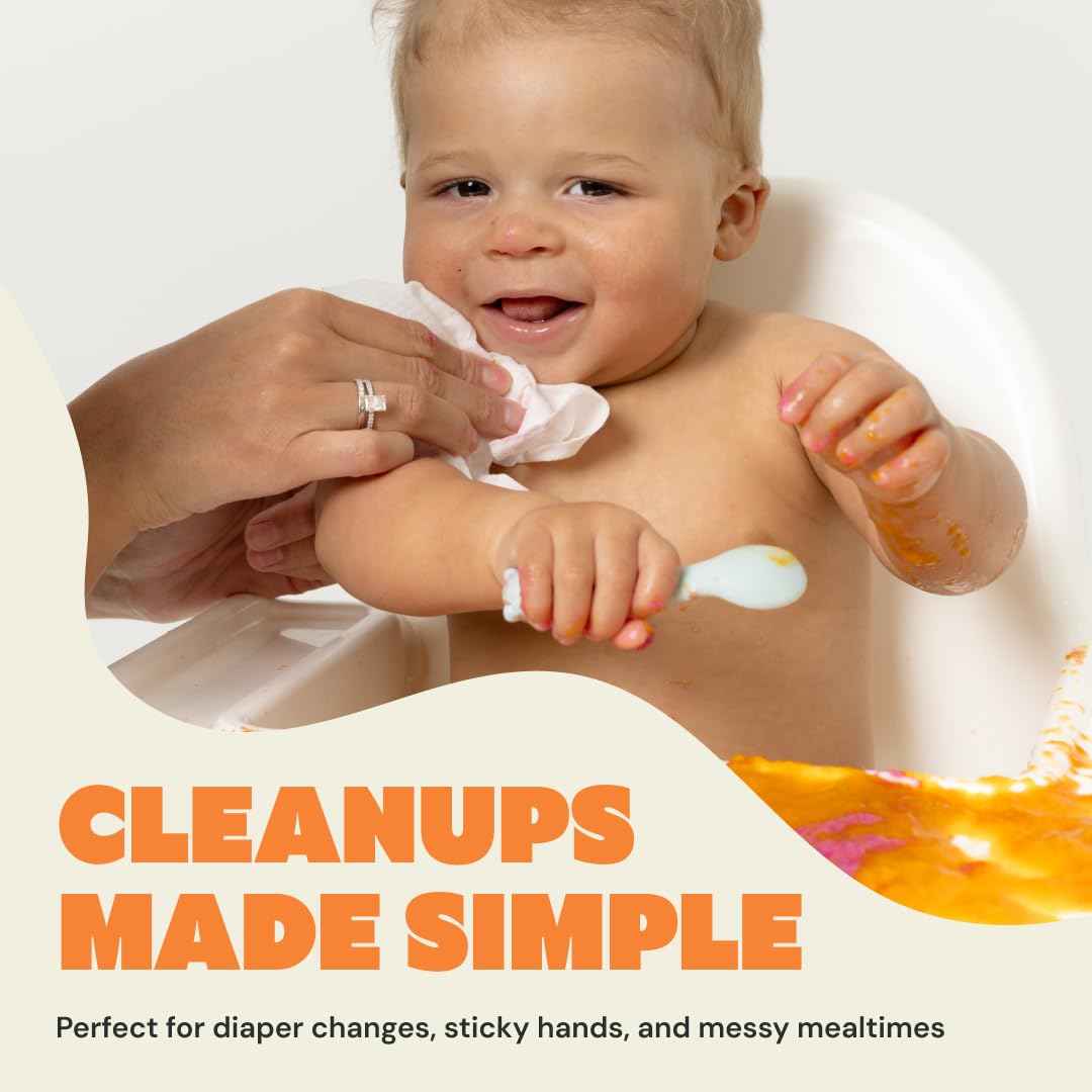 DYPER Baby Wipes Unscented plant-based materials for gentle cleaning without harsh additives.