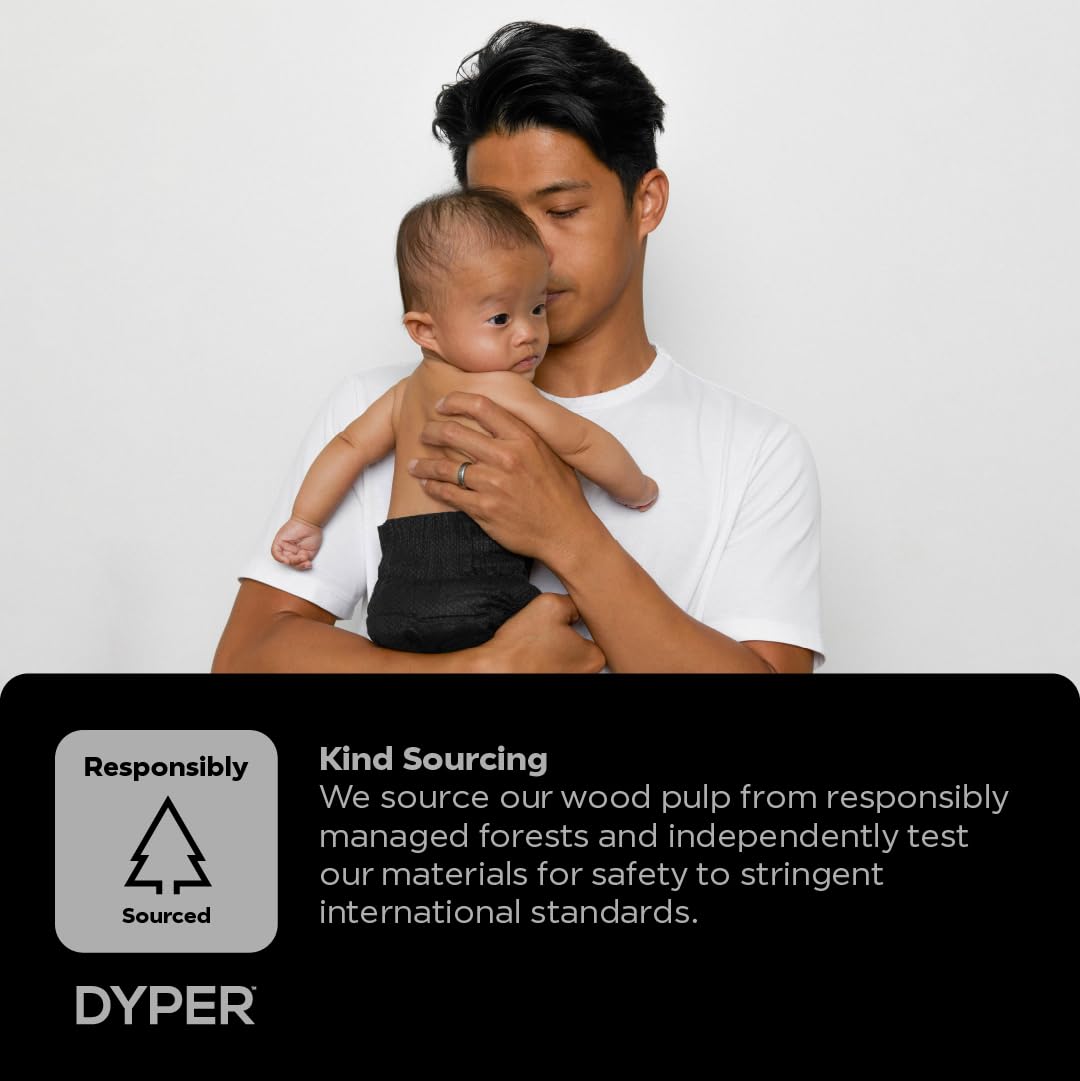DYPER odor-filter graphic highlights charcoal benefits for odor control.