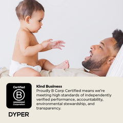 DYPER flexible fit front tapes close-up for a secure, customizable fit.