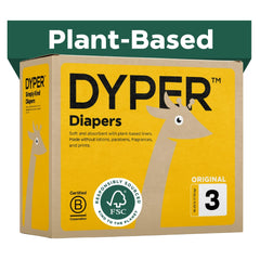 DYPER monthly pack size 3 168-count box offers reliable day-and-night protection.