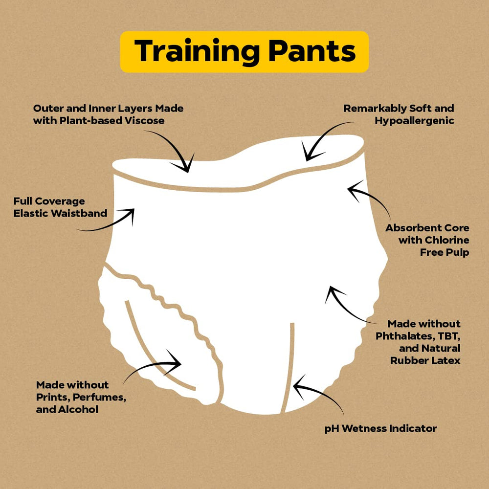 DYPER Toddler Training Pants 3T-4T gentle on sensitive skin
