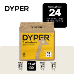 DYPER Toddler Training Pants sensitive-skin highlight gentle, plant-based comfort for sensitive skin.