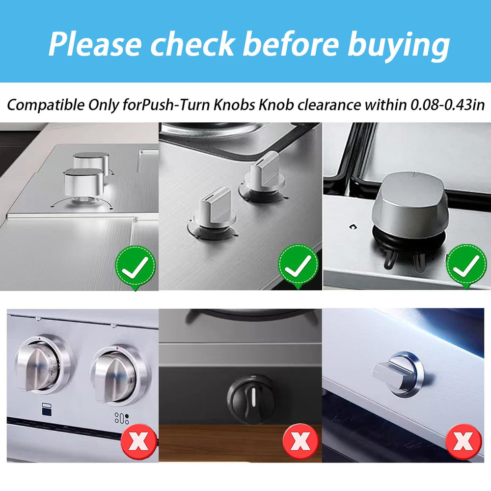 dzdxdzsw stove knob lock pc material emphasizes durable and odor free design