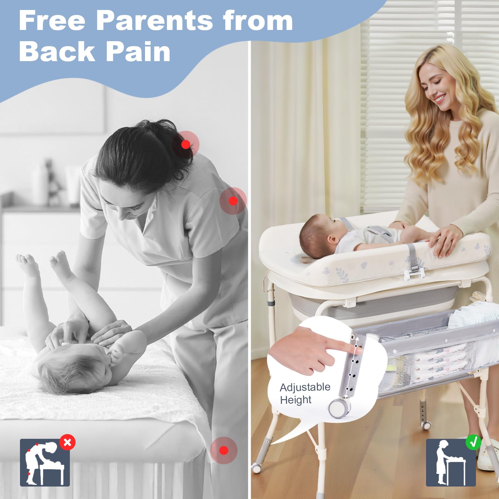 DZMDIP non-slip mat enhances safety in the infant tub