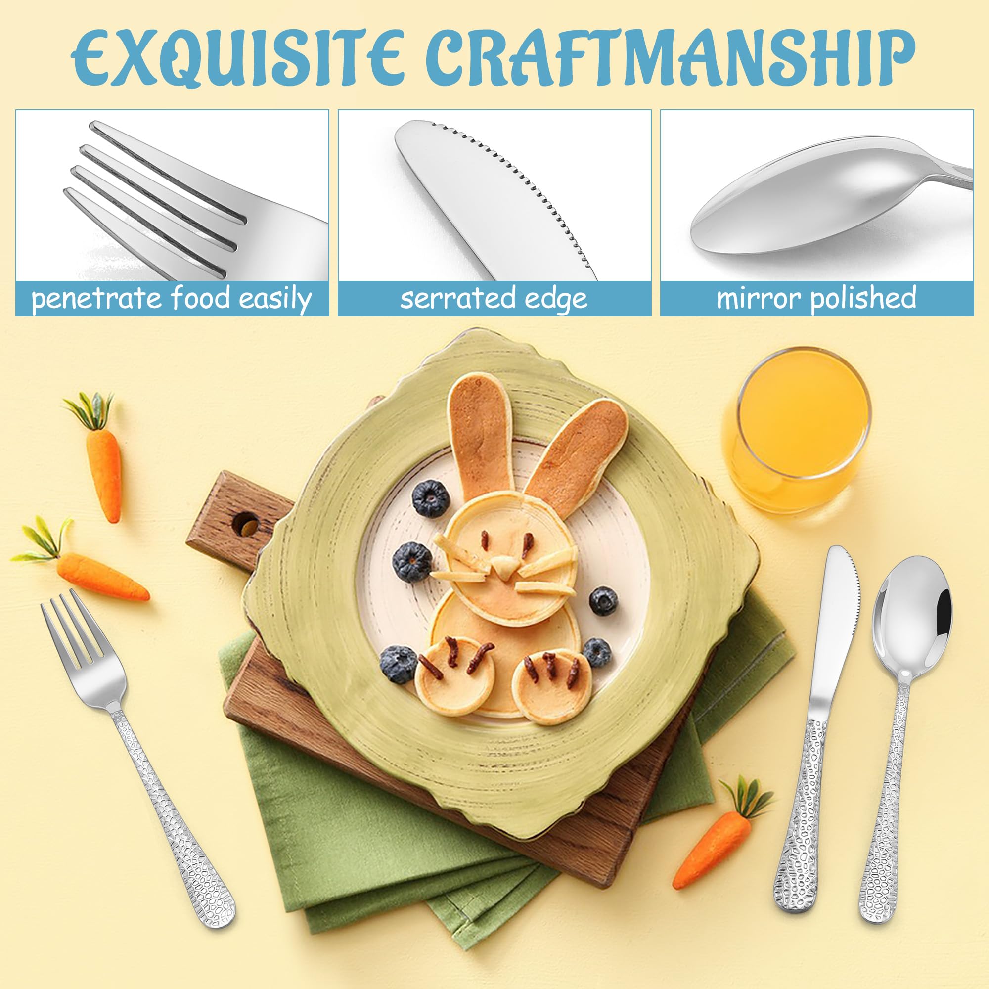 E-far dishwasher-safe set photo demonstrates easy cleaning and long-lasting shine.