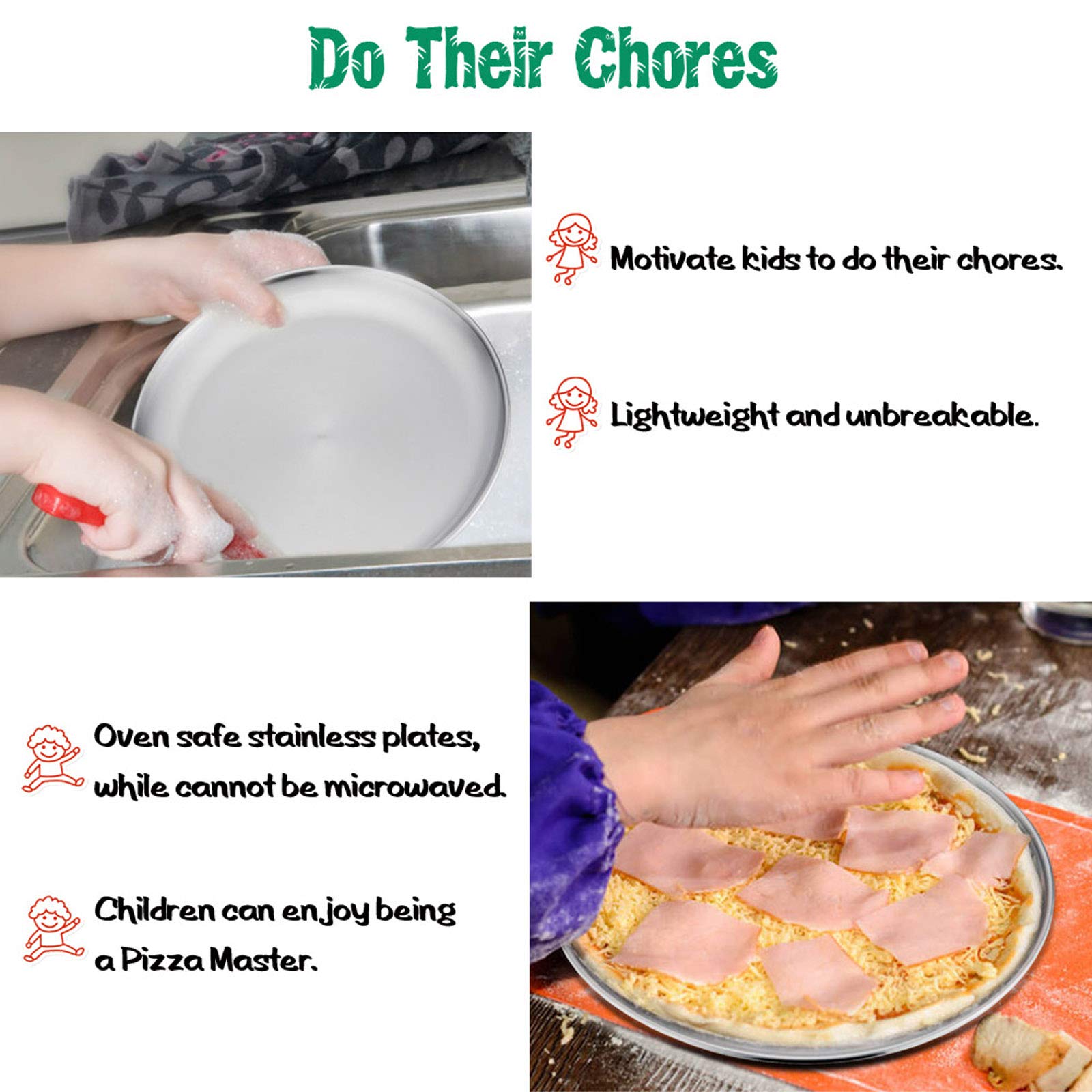 E-far plates ideal for picnics and outdoor camping with kids.