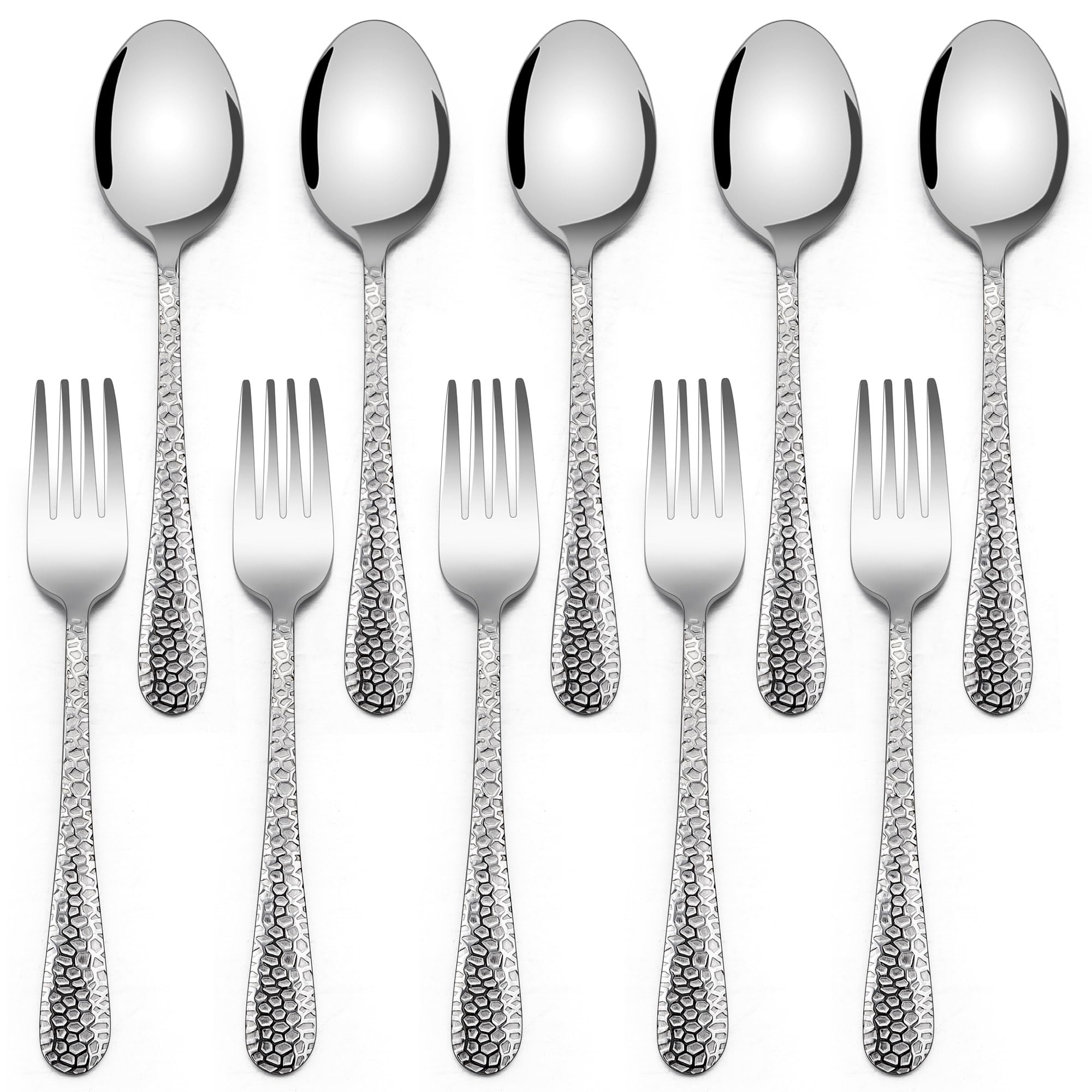 The e-far toddler utensils set assembled shows durable, kid-friendly self-feeding silverware.