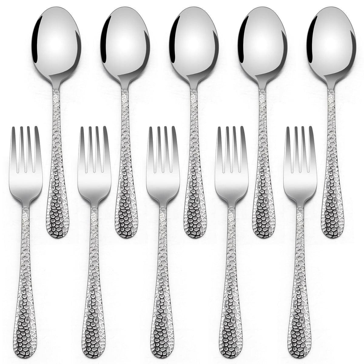 The e-far toddler utensils set assembled shows durable, kid-friendly self-feeding silverware.