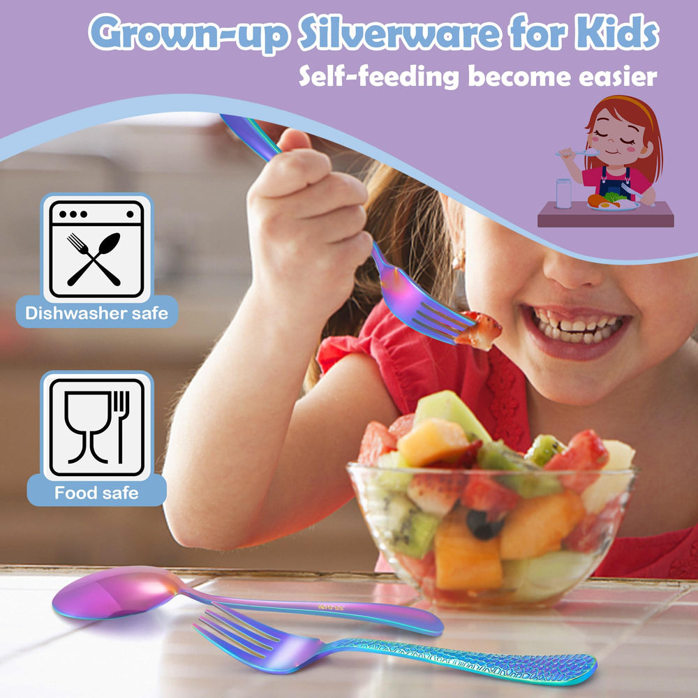 E-far smooth-edge fork highlights kid-safe mealtime design
