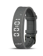 e-vibra potty training watch front view in gray for discreet reminders