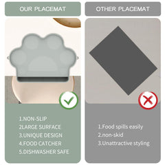 E1F1NN DOT durable silicone table mats endure daily family use.