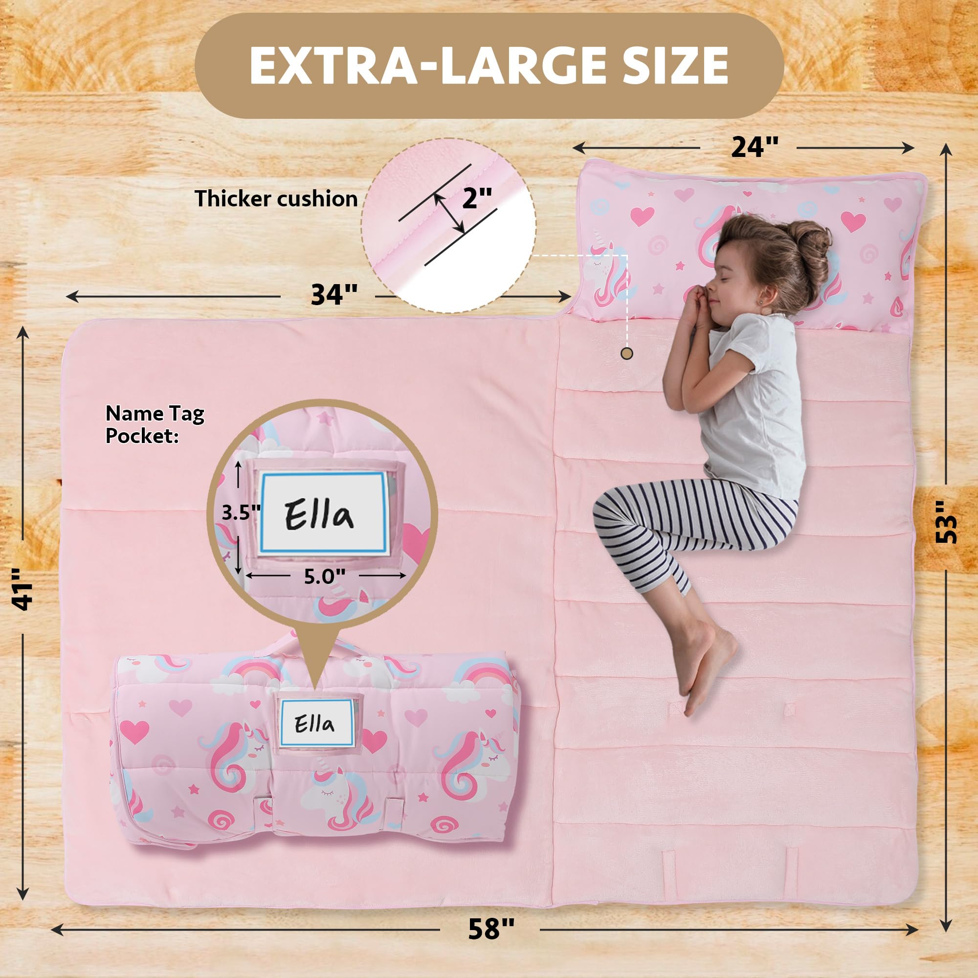 E1F1NN DOT nap mat easy-care machine-washable for busy families