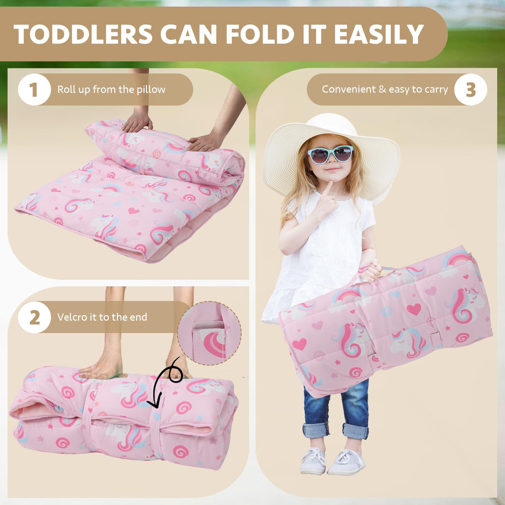E1F1NN DOT extra-large nap mat 63x23 inches for growing toddlers