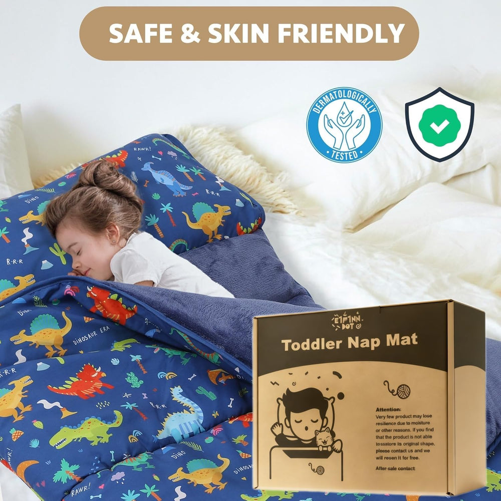 E1F1NN DOT nap mat name-tag helps prevent mix-ups in group care.