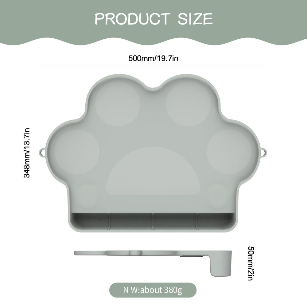 E1F1NN DOT restaurant-use silicone placemats help steady dining surfaces.