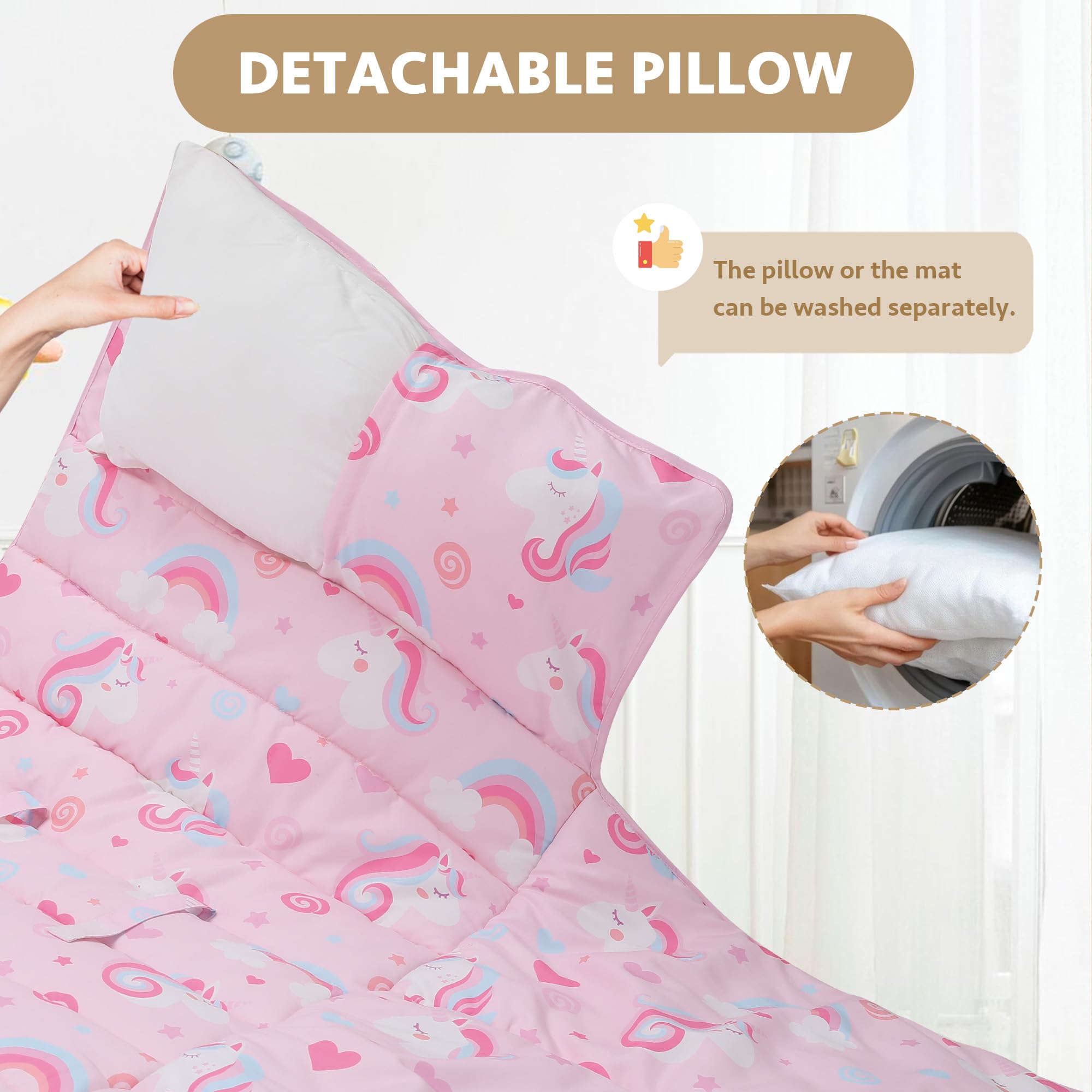 E1F1NN DOT nap mat blanket for cozy rest and travel-ready comfort