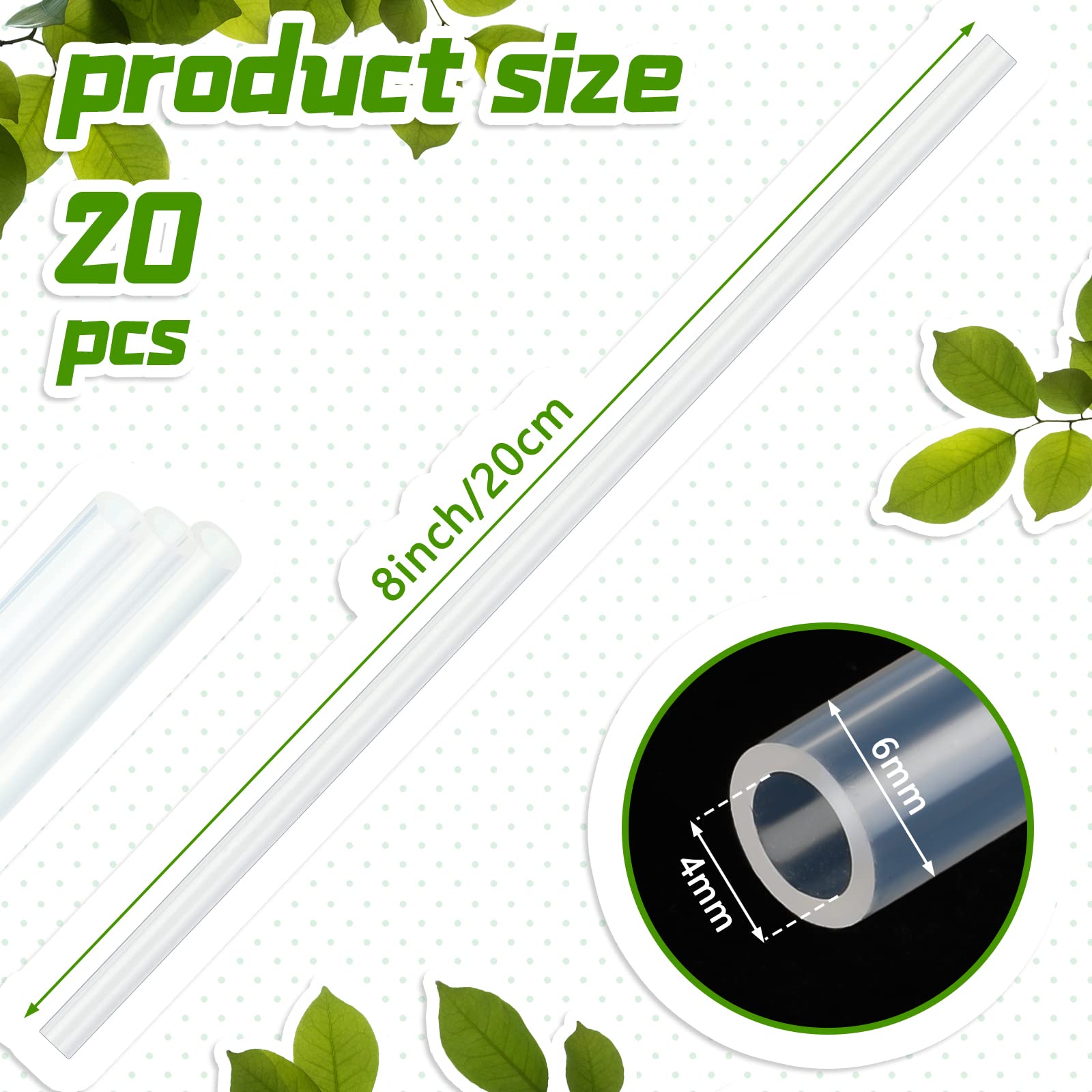 Eaasty clear silicone straw close-up shows flexible material for daily use