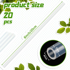 Eaasty clear silicone straw close-up shows flexible material for daily use